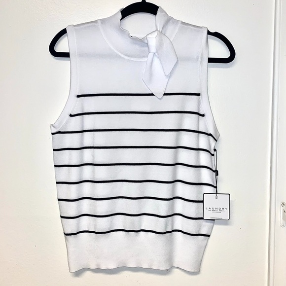 Laundry by Shelli Segal Bow Tie Moc Knit NWT - Picture 3 of 9